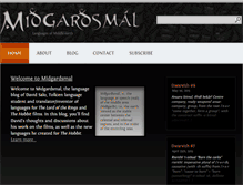 Tablet Screenshot of midgardsmal.com